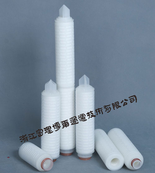 聚四氟乙烯膜（PTFE）折叠筒式滤芯